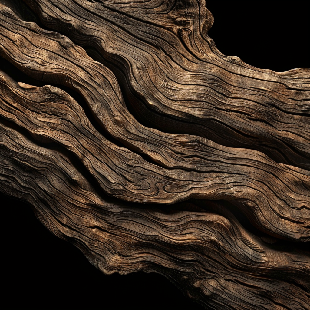 Bois de gaiac gros plan matière première boisée