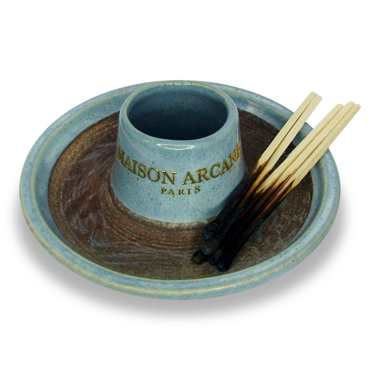 porte allumettes en céramique