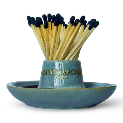porte allumettes en céramique